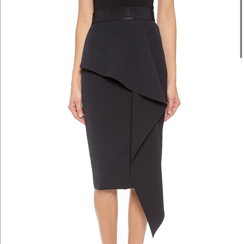 Milly cascade skirt